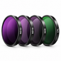 Illustrative render of ND32 ND16 ND8 CPL four-filter set