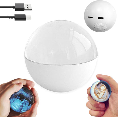 Sphere 3D ultrasound Crystal Ball Video Player, Gift Screen for Couples,Pets, Memories (pre-book)